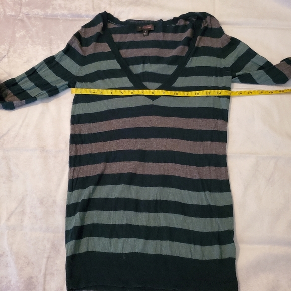 The Limited Green and Blue Sweater - Picture 5 of 8